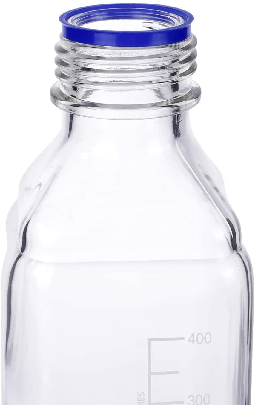 brown maximum bottle temperature: 450C (842F) GL45 square glass bottles
